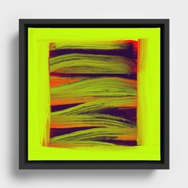 Abstract Painting 61e.  Framed Canvas