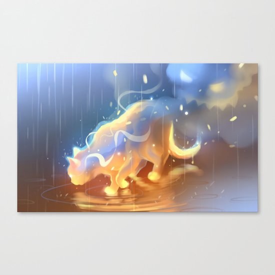 Flame Bound Canvas Print