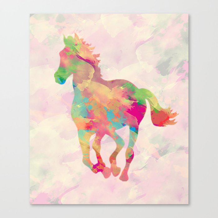Abstract Horse Canvas Print By Uniqued Society6