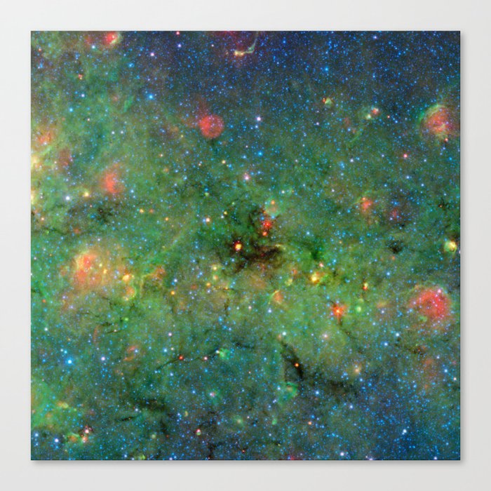 Celestial Cosmic Dusty Cloud Space Galaxy Canvas Print