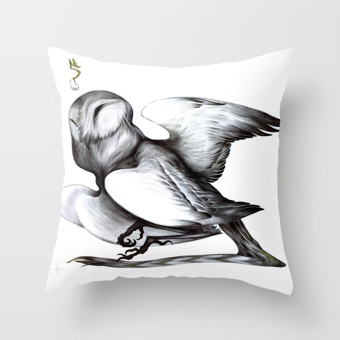 A Forest's Birth Throw Pillow