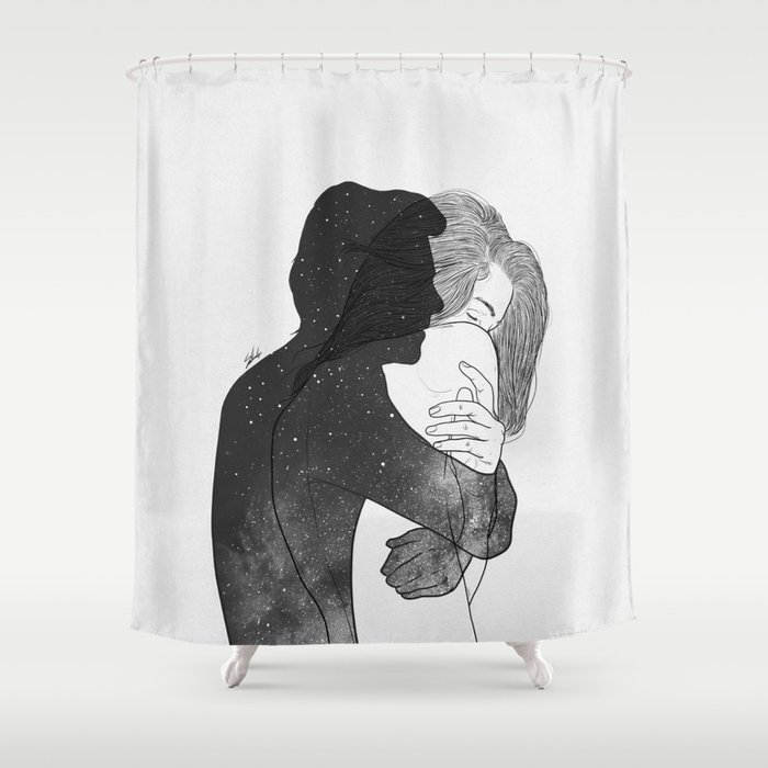 I need you, even if it's only in my mind. Shower Curtain