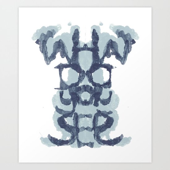 Typography Psychology Art Print