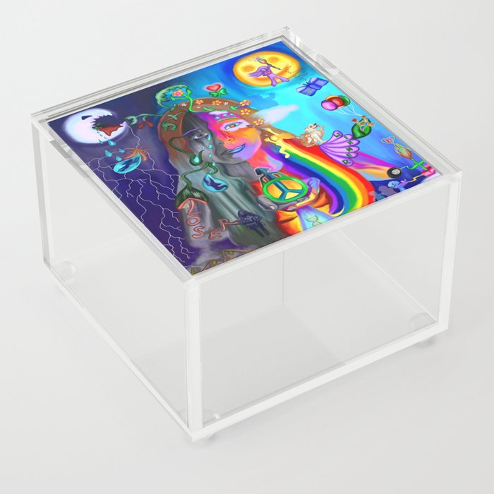 Dueling Duality of my Reality  Acrylic Box