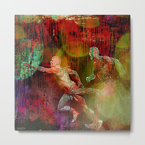 The last minutes Pompeii time Metal Print