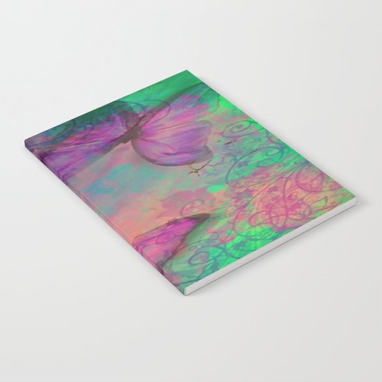 Butterfly Love Abstract Notebook