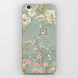 Romantic Chinoiserie Pearl Garden iPhone Skin