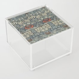 Vintage William Morris Tulip and Rose Acrylic Box