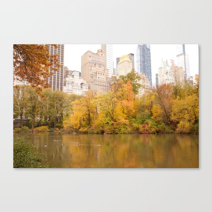 Autumn in Central Park Canvas Print