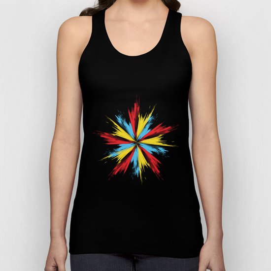 Star Explosion Blast Unisex Tank Top