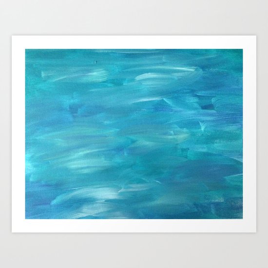 Curious Currents Art Print
