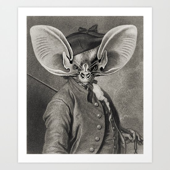 BAT OUT OF HELL Art Print