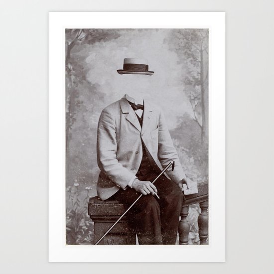 Invisible Man / Botanist (2013) Art Print