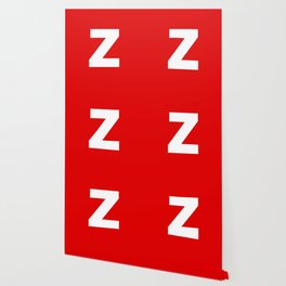 letter Z (White & Red) Wallpaper