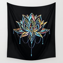 Pastel Lotus Wall Tapestry