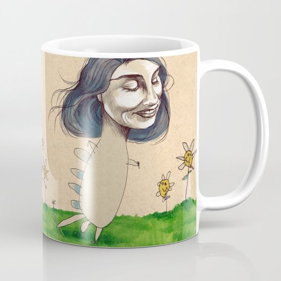 DINOSAUR GIRL Coffee Mug