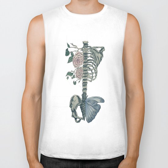 Skeleton Biker Tank