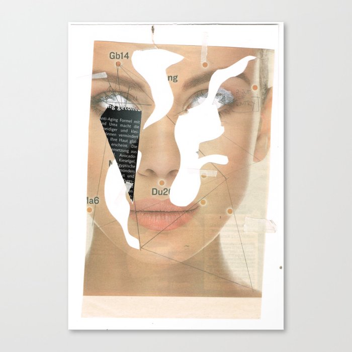 Face plan Canvas Print