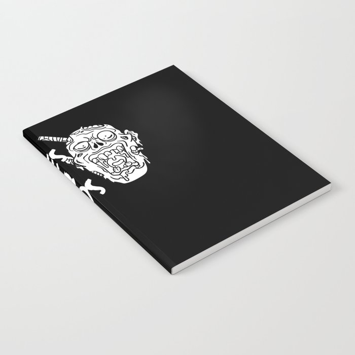 Scary Zombie Halloween Undead Monster Survival Notebook
