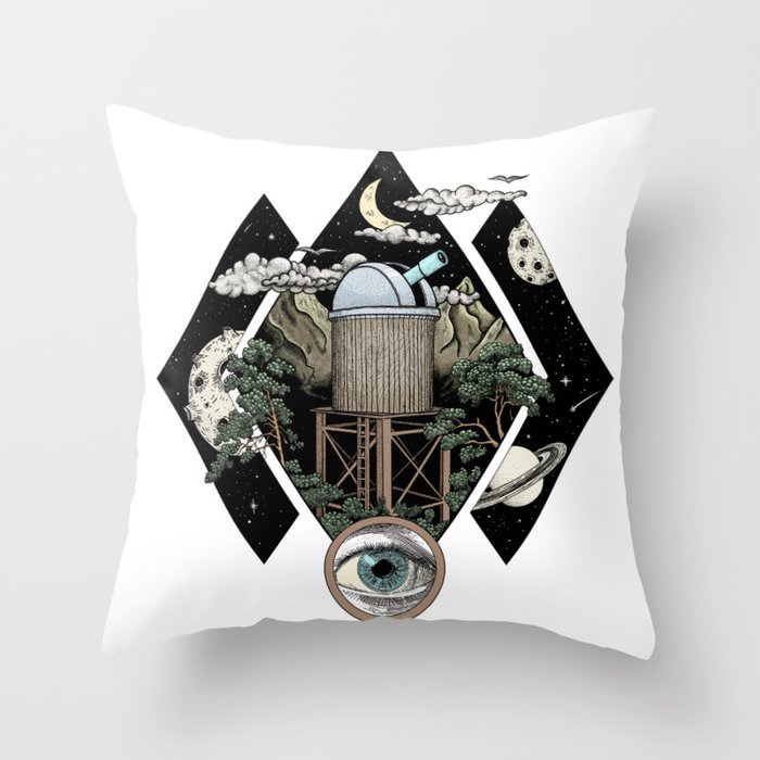 Through the looking glass and what i found there Throw Pillow