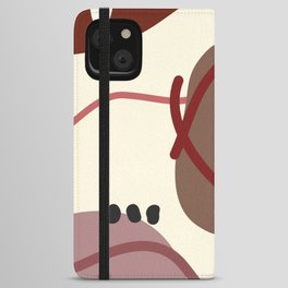 Dots shapes lines 1 iPhone Wallet Case