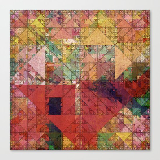 Aztec Vintage Pattern 09 Canvas Print