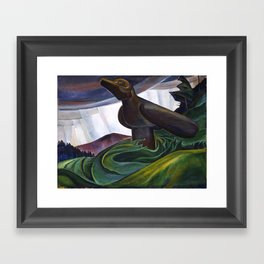 Emily Carr - Big Raven - Canada, Canadian Oil Painting - Group of Seven Framed Art Print