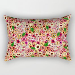 Boho Spring Garden Rectangular Pillow