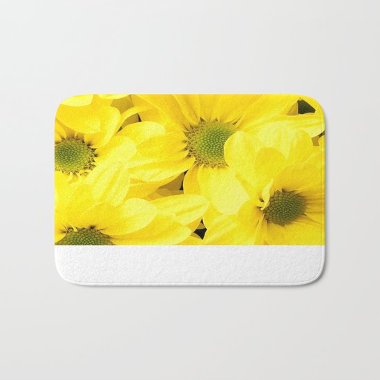 Happy Of A Flower Bath Mat