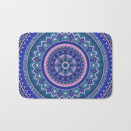 Hippie mandala 29 Bath Mat