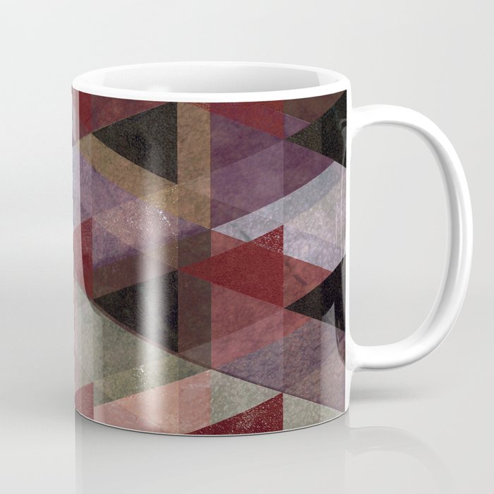 Abstract Triangles #482 Coffee Mug