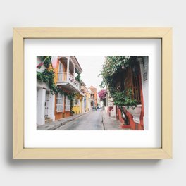 Colorful Cartagena Recessed Framed Print