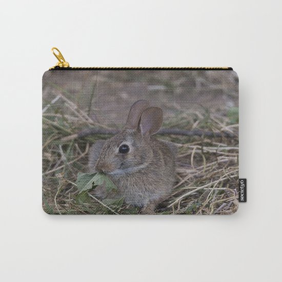 Tiny Garden Bunny Carry-All Pouch