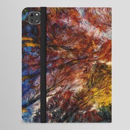 Forest Trees Branches Painting Nature Artwork iPad Folio Case