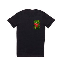 Twin Hibiscus Blooms 3 T Shirt