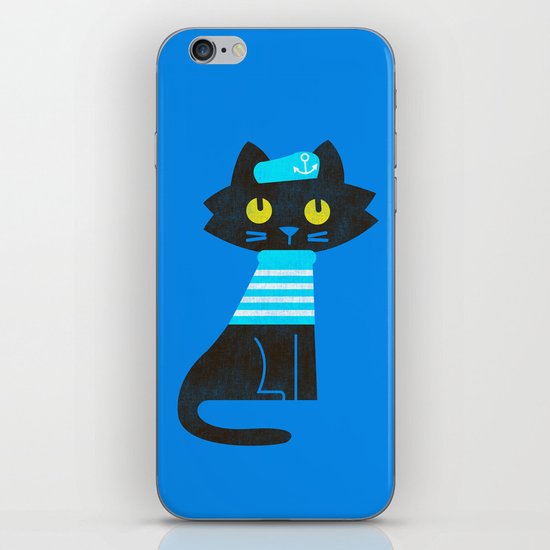 Fitz - Sailor cat iPhone & iPod Skin