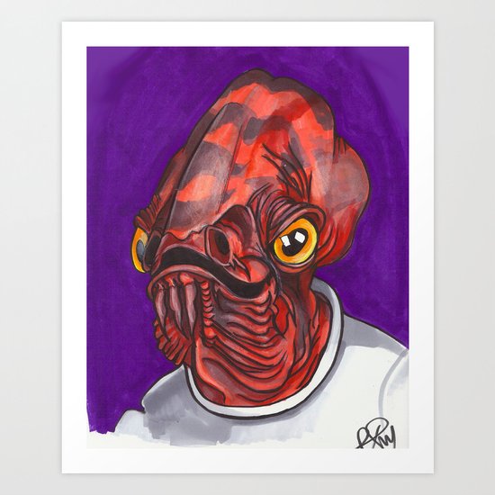Admiral Trap Art Print