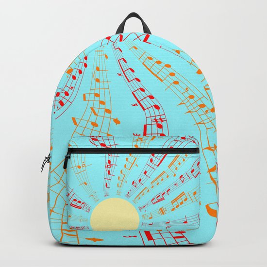 Music Brightens the World Backpack