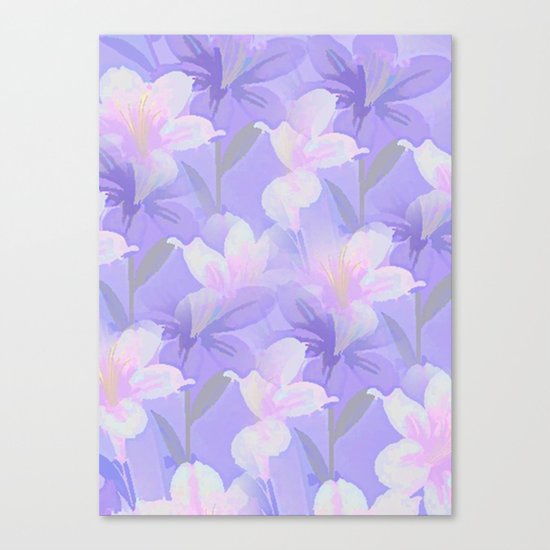 Abundance Of Flowers - Painterly Canvas Print