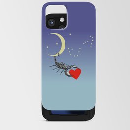 Scorpion in Love - Zodiac Sign Illustration for Valentine's Day iPhone Card Case