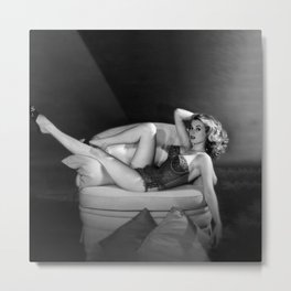 Anita Ekberg 2 | La Dolce Vita Metal Print | Ladolcevita, 60S, Fellini, Black And White, Photo, Hollywood, Pinup, Gorgeous, Bombshell, 50S 