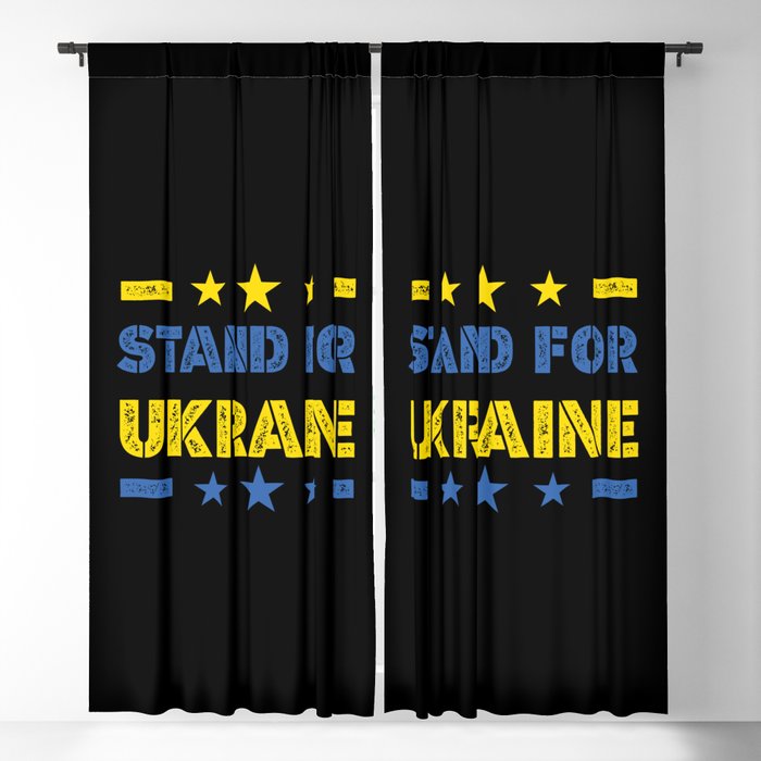 I Stand For Ukraine Blackout Curtain