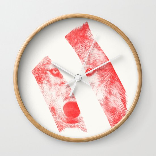 Red - by Eric Fan and Garima Dhawan Wall Clock