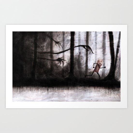 Run as fast as you can Art Print