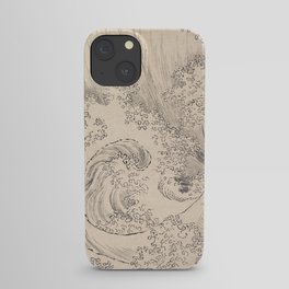 Wave by Katsushika Hokusai iPhone Case