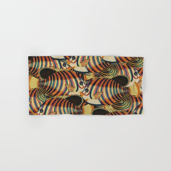 Crowd Fish 2 Hand & Bath Towel