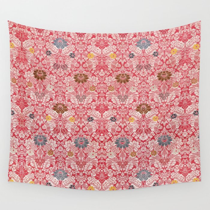 Floral Repeat Pattern 2 Wall Tapestry