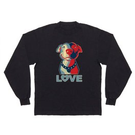 Pitbull - Love Long Sleeve T-shirt