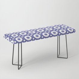 Dots & Circles - Very Peri Pantone Colour Of The Year  Bench