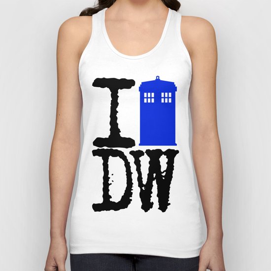 I Love Doctor Who! Unisex Tank Top